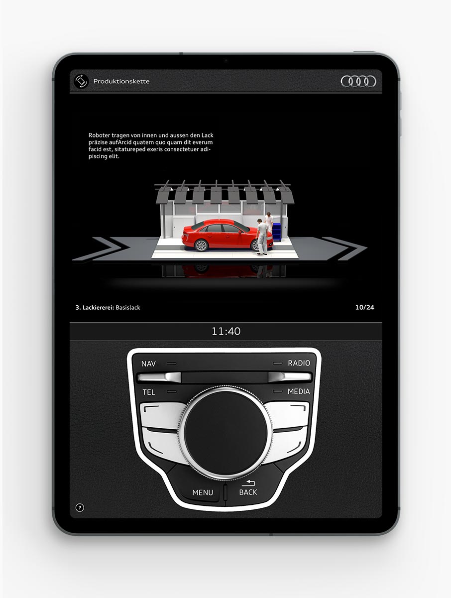 Audi iPad App